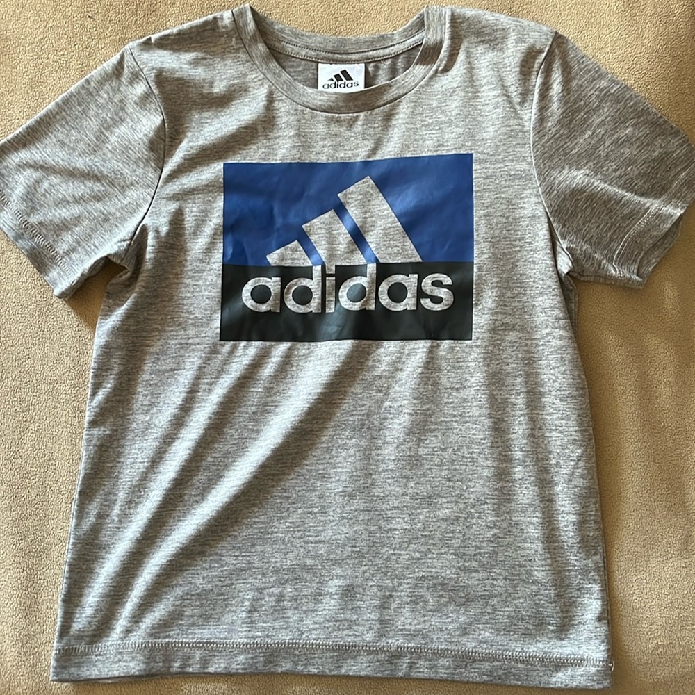 Gray adidas t shirt